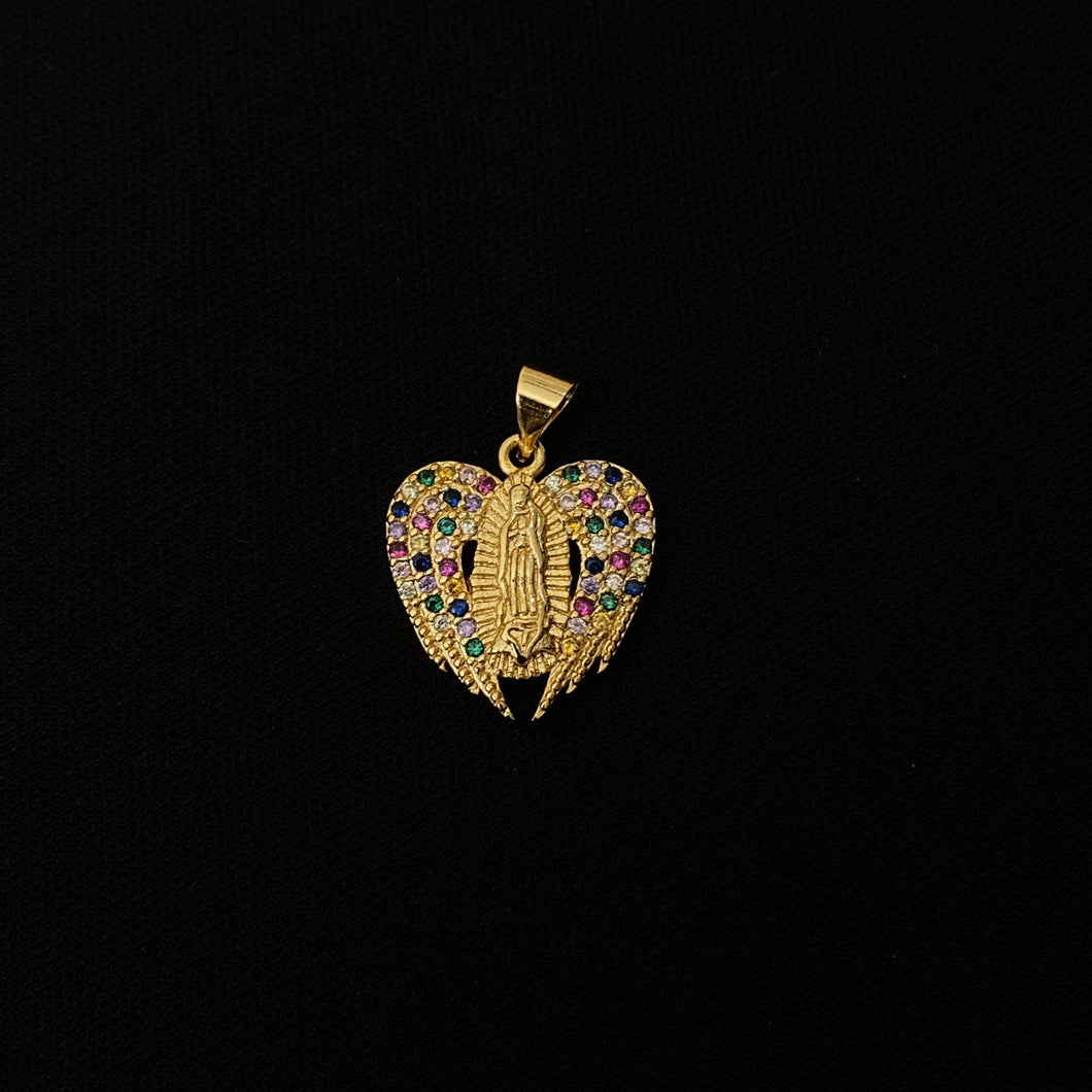 Virgin Mary heart Pendant