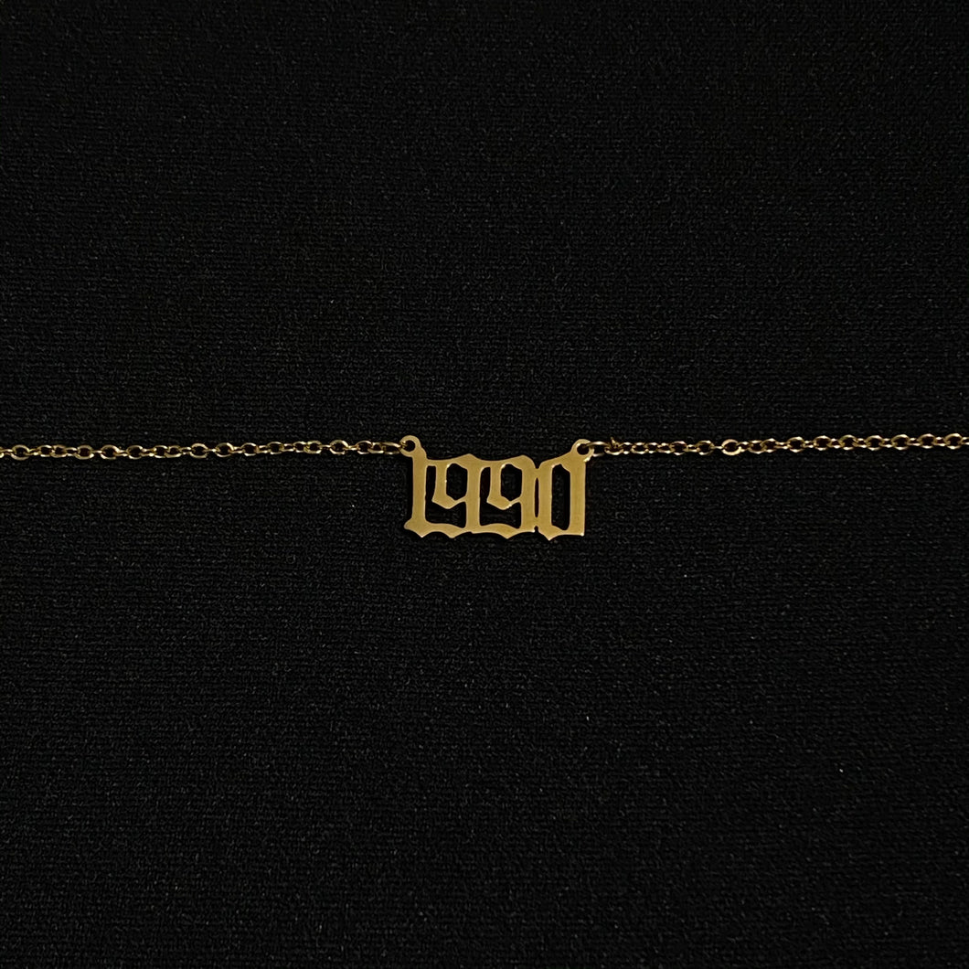 Year necklace